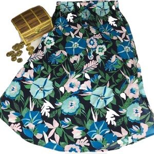 NWT Ann Taylor LOFT Floral Maxi Skirt with Pockets